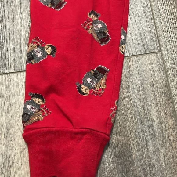 Polo by Ralph Lauren PJ pants red sledding bear size 6 - Picture 4 of 5